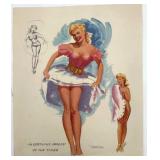 Jerry Thompson Studio Sketches Calendar Pin Up