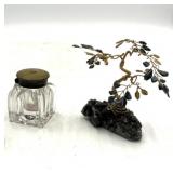 Inkwell & Wire Bonsai Tree