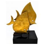 Lancia Bronze Fish Sculpture