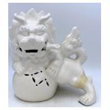 Porcelain Foo Dog Sculpture