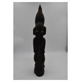 Hand-Carved Wooden Figure