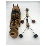 African Elongated Mask&Sculptures