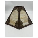 Nouveau Slag Glass Lamp Shade