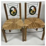 Pair of Rooster Side Chairs