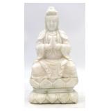 Hand Carved Stone Guanyin Statue