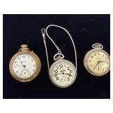Three Pocket Watches