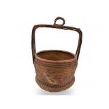Woven Bamboo Gathering Basket