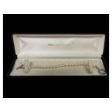 Sterling Silver Pearl Toggle Bracelet