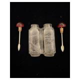 Chinese Twin-Side Rock Crystal Snuff Bottle