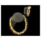 Trifari Leaf Jewelry Set