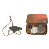 WWII US Navy Whistle & Military Lot