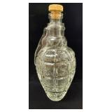 Grenade-Shaped Glass Decanter