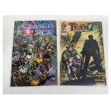 Cyberforce 16 & Team 7 #3 Signed Comics