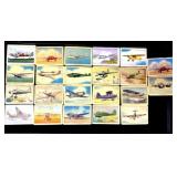 21 Wings Cigarettes Airplane Cards