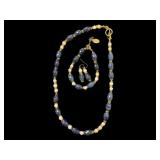 Stauer Sapphire & Pearl Jewelry Set