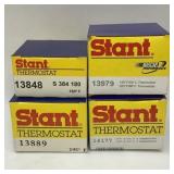 4 Pc Assorted Slant Thermostat