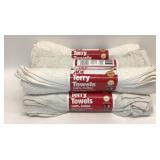 6pk Ace Cotton Terry Cloth Towel Shop Rags