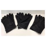 3 Pair PVC Coated Work Gloves, Soft Jersey Lining