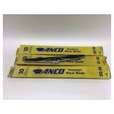 3 Pc ANCO 10 in Wiper Blade 20-10  31-10