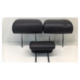 3 Rear Seat Headrests, Unknown Model