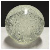 Large Heavy Art Glass Paperweight