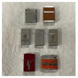 Seven Vintage Cigarette Lighters