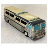Vintage Tin Friction Greyhound Bus