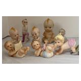 Eight Vintage Kewpie & Baby Figures