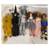 Six Wizard of Oz Dolls by Multi Toys Co