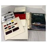 Vintage 1978 Chevrolet Sales Album with Samples