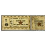 Ticket to Negro League Baseball Game