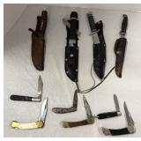 Ten Old Knives
