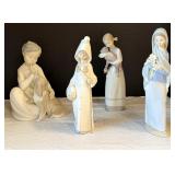 Four Lladro People Figures