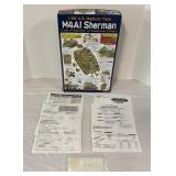Boxed M4A1 Sherman Tank Model Kit