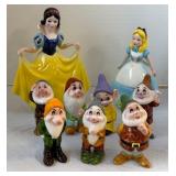 Snow & Seven Dwarfs & Cinderella Figures