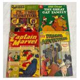 Four Old 10 cent to 15 cent Comic Books