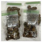 About 500 Wheat Cents
