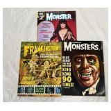 Three Old Monster Magazines