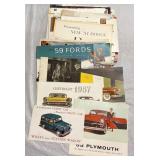 Vintage Car Brochures & Booklets