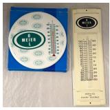 Two Meier Oil Thermometers