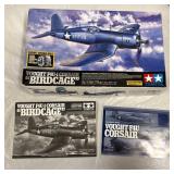 Corsair 'Birdcage' Fighter Plane Model Kit in Box