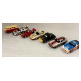 Seven HO Scale Slot Cars