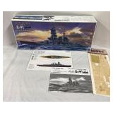 Large Japanese Navy Battleship Boxed Model Kit