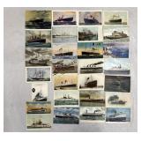 Vintage Steamship Postcards