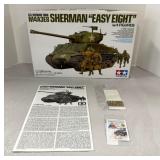 Boxed Sherman 'Easy Eight' Tank Model Kit