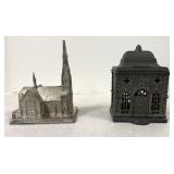 Antique Church & Bank Banks