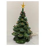 Vintage Ceramic Lighted Christmas Tree