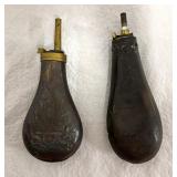 Two Powder Flasks