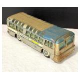 Vintage Japanese Tin Friction Greyhound Bus