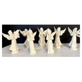 Seven Dresden Germany Porcelain Musicians